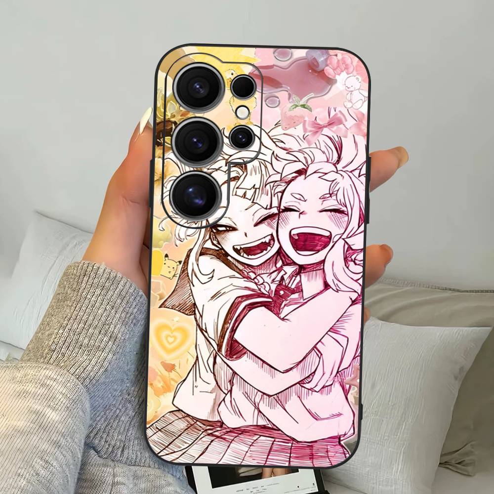 Himiko Toga Boku No Hero Academia Phone Case For Samsung S 24 fe 25 Ultra plus 20 lite 21 30 22 23 24 22 Ultra 5G Fundas