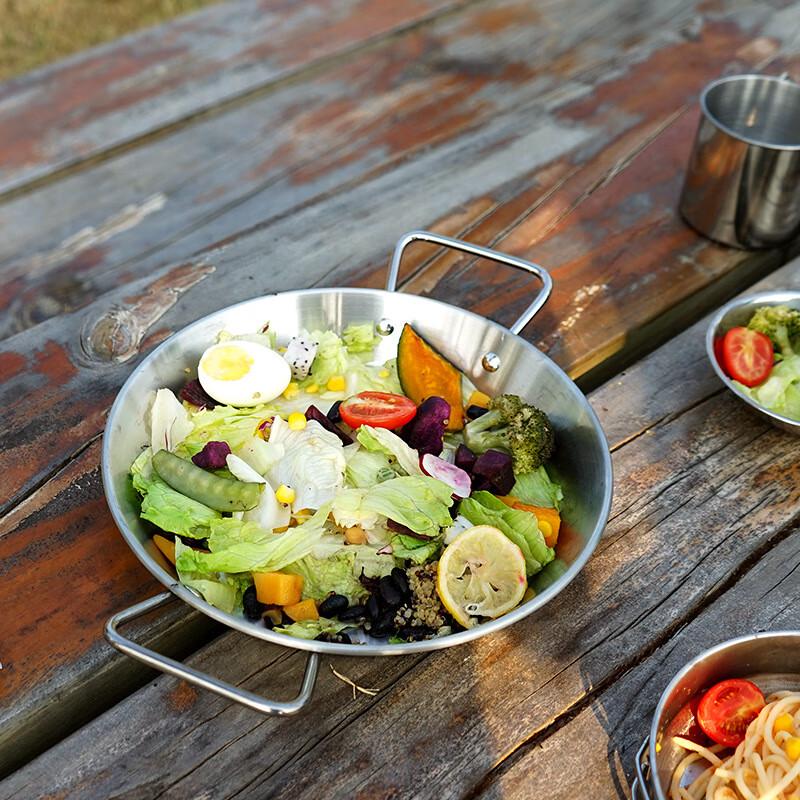 Zhichu Outdoor Stainless Steel Double Handle Seafood Pot