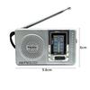 BC-R21 Mini Radio AM FM Radio Telescopic Antenna Radio Speaker Battery Operated Portable Radio For Running Walking Home BC-R2048
