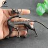 Antique Bronze Mysterious Domineering Dragon Statue Figurine Holder China Mythical Beast Figurines Desktop Decorations Ornaments