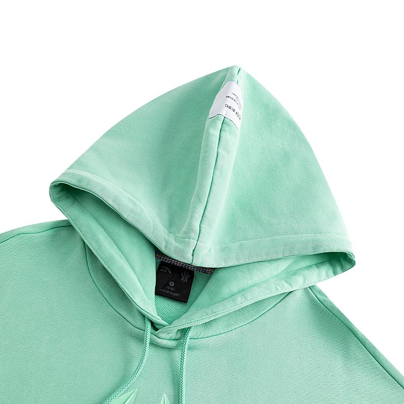 Anta Kyrie Series Trendy Versatile Loose Hooded Long Sleeve Sweatshirt Unisex sweatshirt Fairy-Tale-Green 172531702R-3