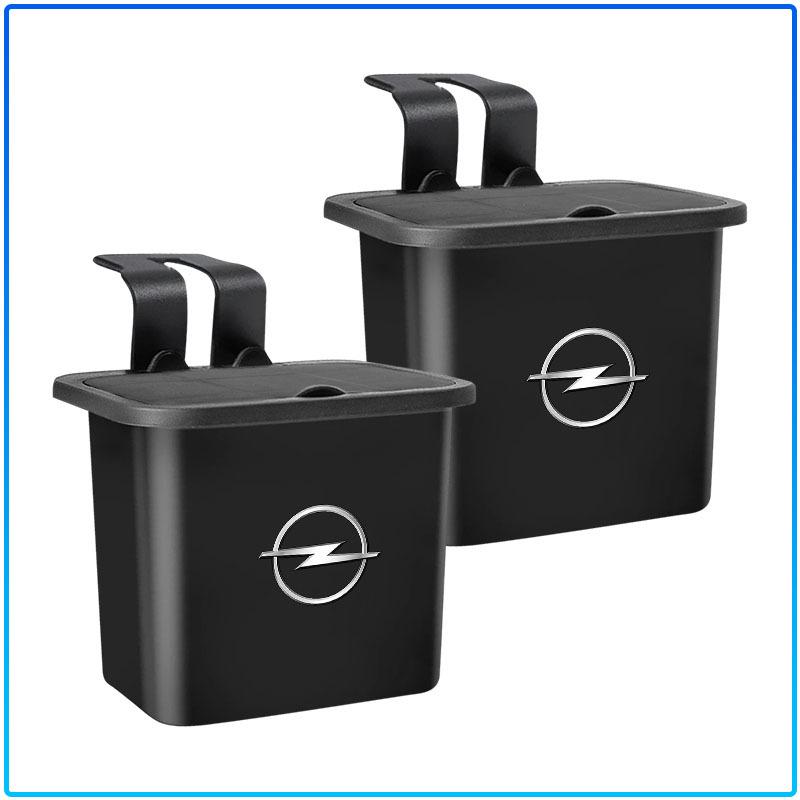 Car Trash Can Portable Hanging Vehicle Garbage Case Stickers For Opel Astra H G J Insignia Mokka Zafira Corsa Vectra B C D