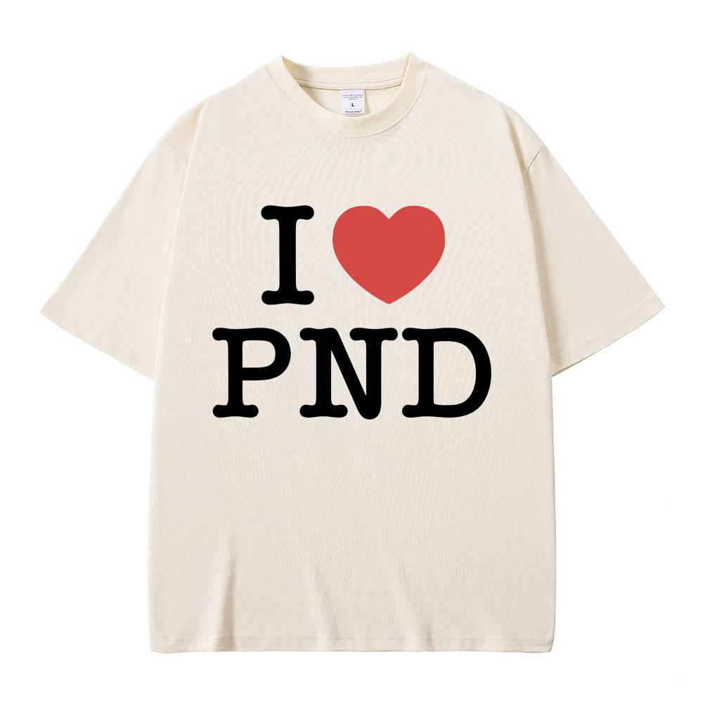 I Love Partynextdoor T Shirt Hip Hop Vintage Short Sleeve T-shirts Women Casual Pure Tshirt Fans Gift