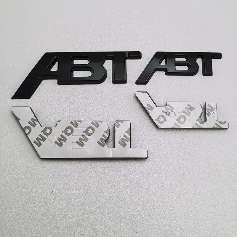 3D Metal Car Fender Trunk Body Tailgate Emblem Badge ABT Logo Decal Sticker