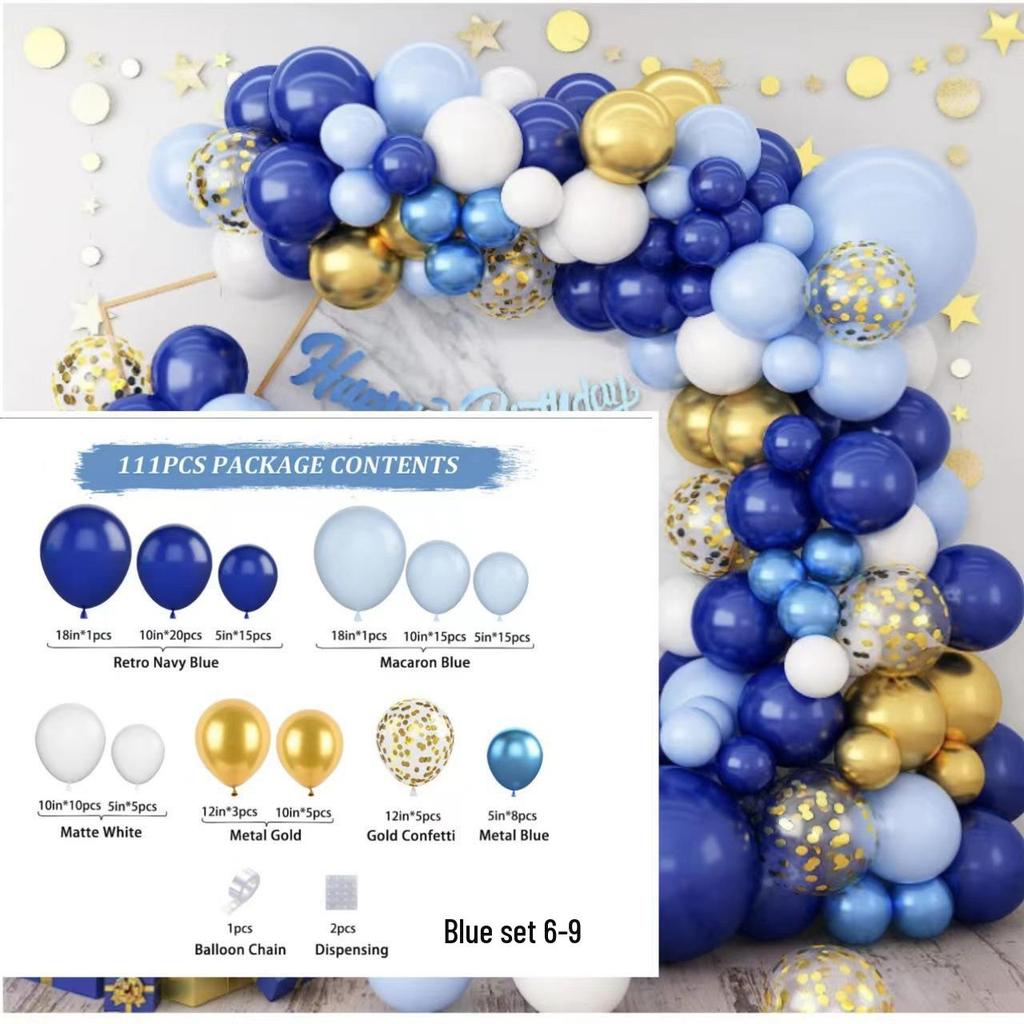 Elegant Birthday and Wedding Balloon Set - High-End Latex and Arch Decorations for Special Occasions
