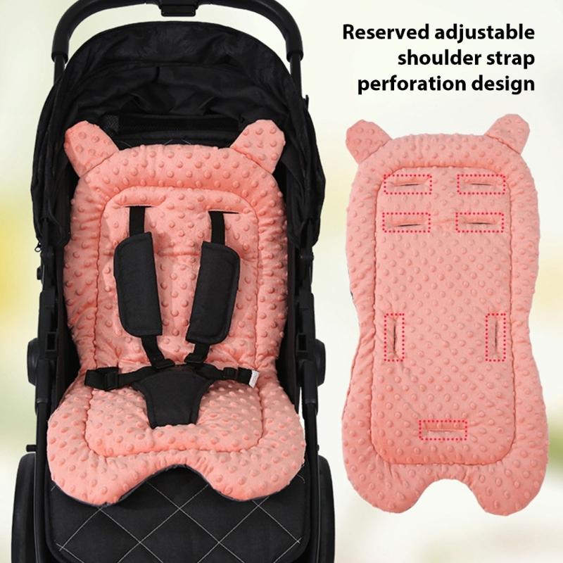 Infant Car Seats  Cushions Soft Headrest Pad Newborns Head Neck Support Cushions Dotted Pattern Pad for Strollers & Prams