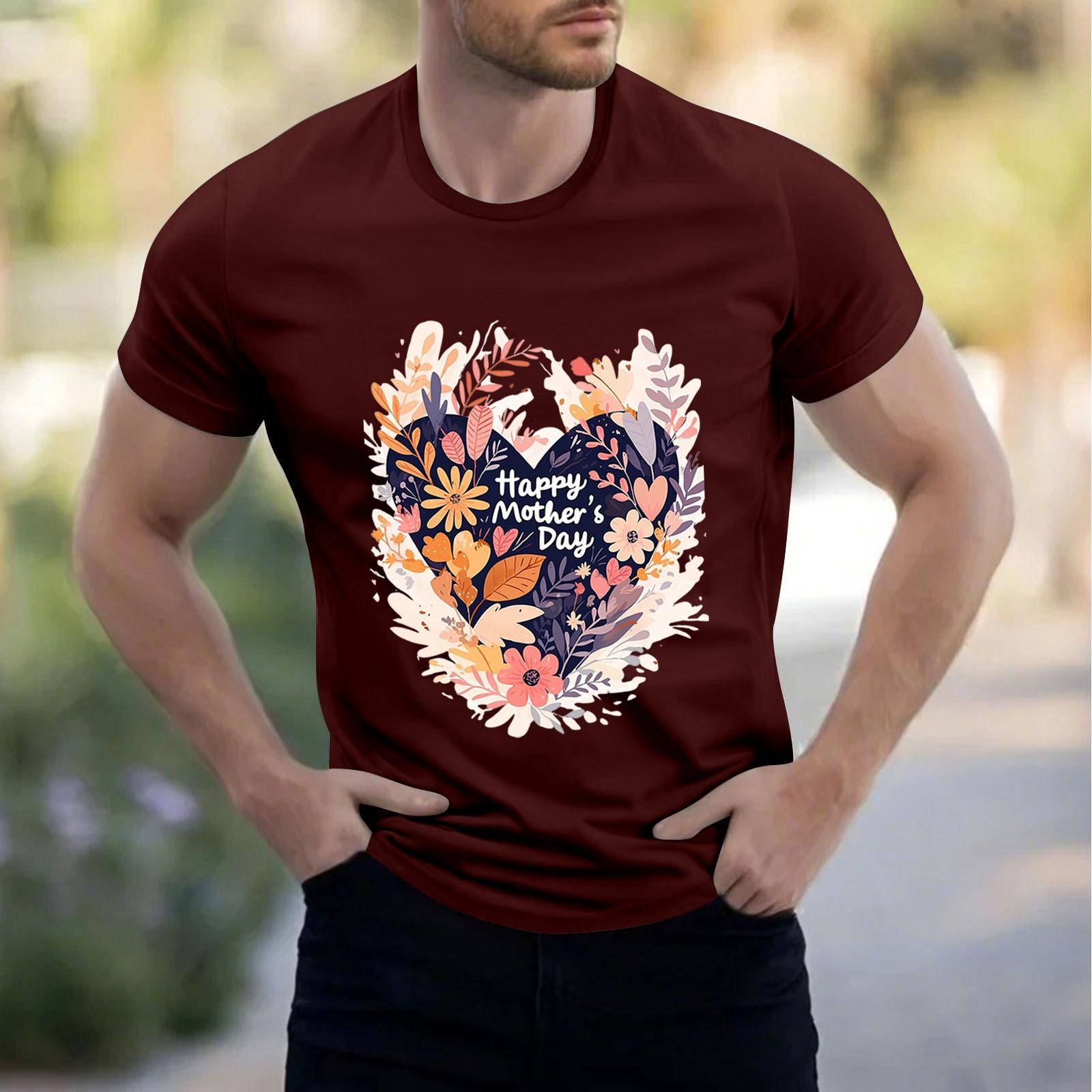 

Мужская рубашка с воротником-стойкой и коротким рукавом, свободная рубашка для отдыха и отдыха, мужская M винный