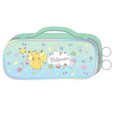 Showa Note Pencil Case with Mesh Pocket and Pencil Mint 987729003 Pokémon Holder, Green,