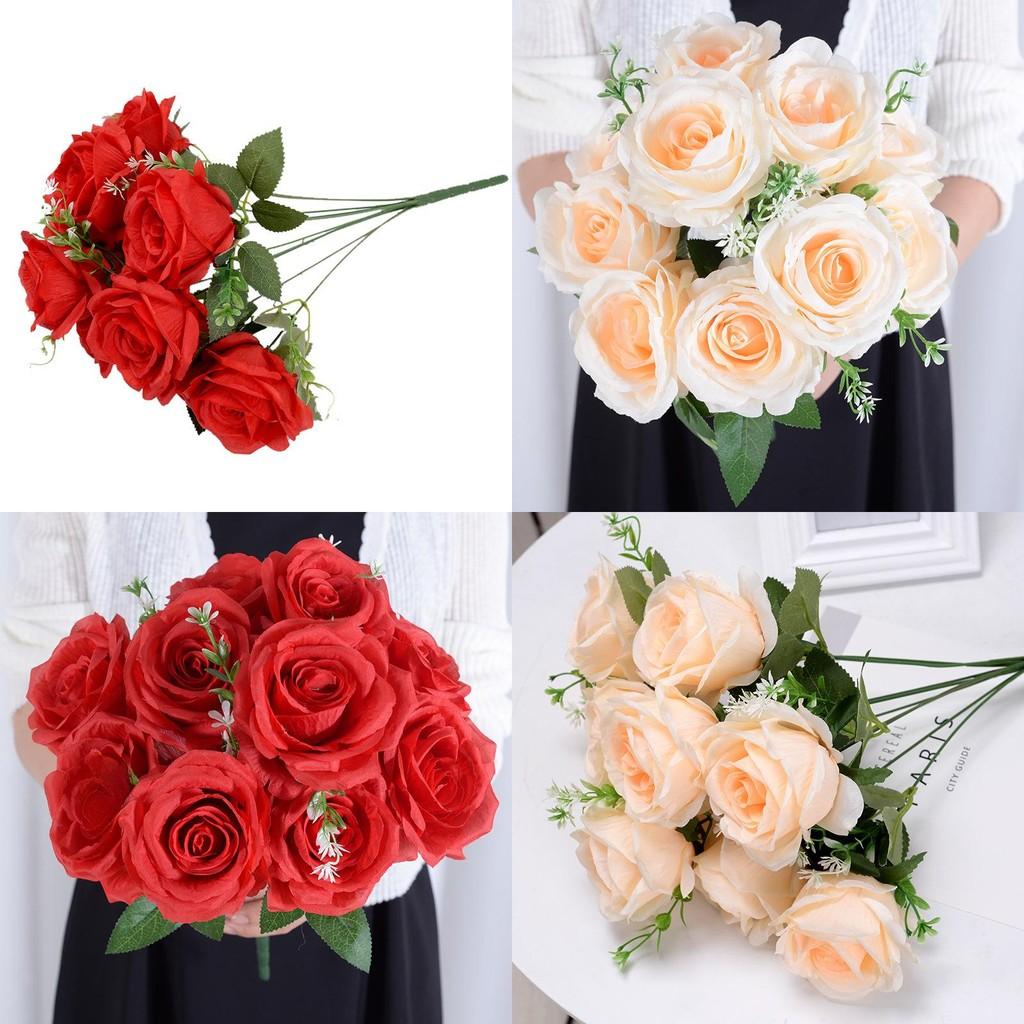 Fake Rose Floral Decor For Home Outdoor Events And Wedding Settings
