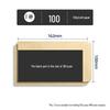 200 Pcs Extra Thick 120g Kraft Paper Envelopes for VAT Invoices and Letters