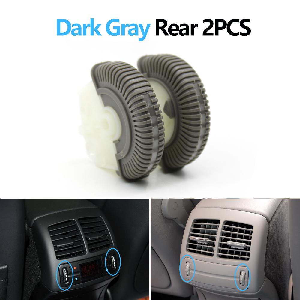 2PCS Front Rear Air Conditioning Control Roller AC Vent Base Rolling Wheel For Benz E Class W211 E200 E300 E230 E260 E280