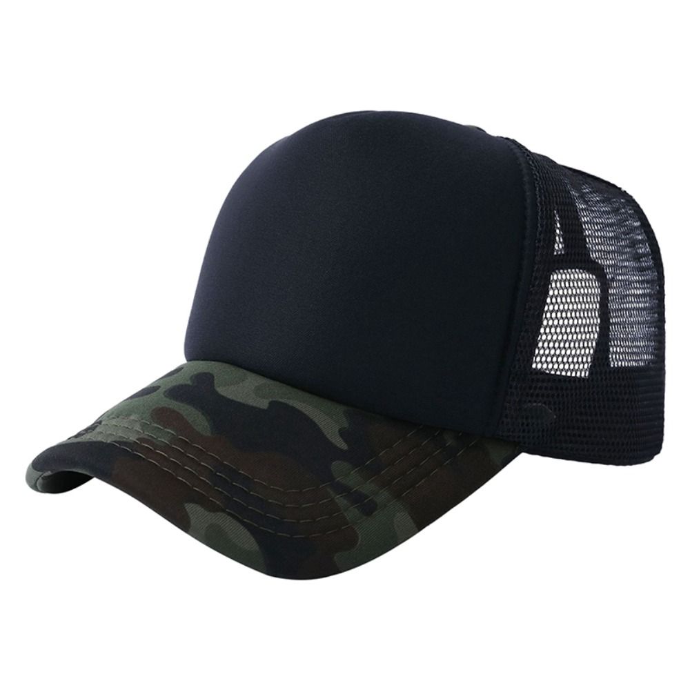

Casual Sun Protection Baseball Cap Mesh Trucker Cap Adjustable Breathable Net Hat Summer