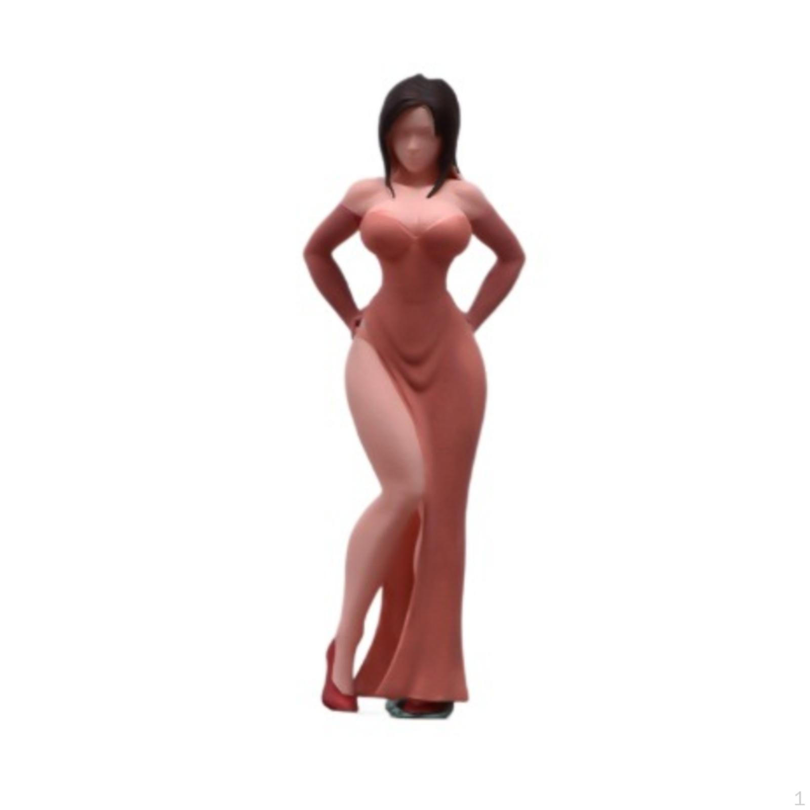 Hand-Painted Resin Figurine Detailed Miniature People Figurines Realistic Scale