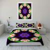 Colorful Decorative Pattern Set Soft Comfortable Duvet Cover Bedding Set Included 1*Duvet Cover & 2*Pillowcases, Gift