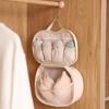 1 Piece Compact Lingerie Travel Case For Bras Panties Socks Multiple Pocket Design Portable Foldable Holiday Storage J0MC