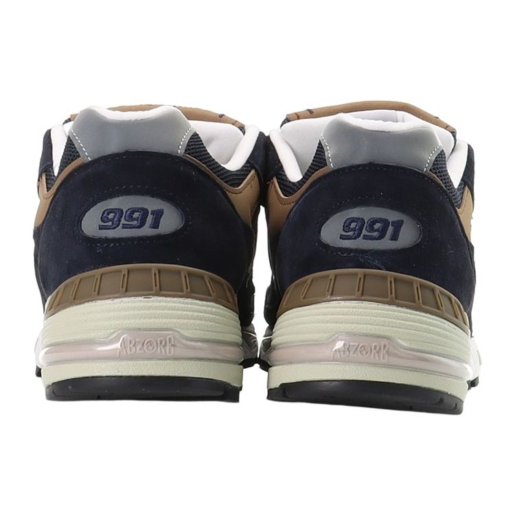 New Balance 991 Made in England Marinebraune Unisex-Sneaker Blau M991DNB