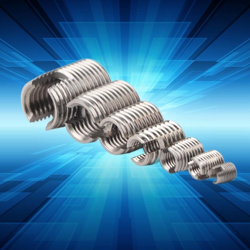 Stainless Steel Inner Thread Self Tapping Thread Inserts Set Thread Reinforce Repair Tool Thread Insert Thread Insert Set