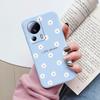 For Xiaomi 13 Lite Phone Case Cute Fashion Heart Flowers Soft Silicone Bumper Cover For Xiaomi13 Lite Fundas Shell Cartoon Gifts