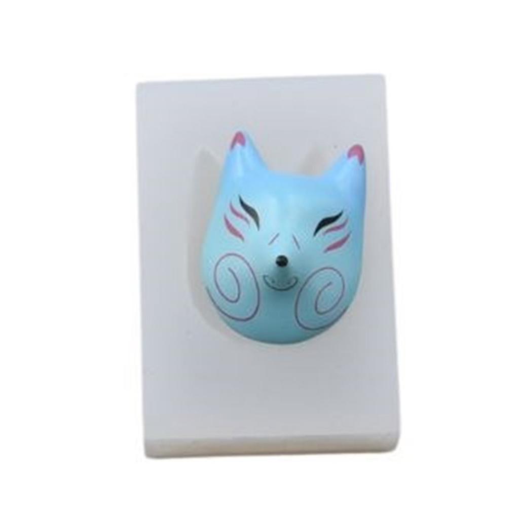 DIY Clay Mold for Keychain Jewelry Accessories Realistic Masks Creating Mold Delicate Lowrie Shaped Mask Clay Moulds