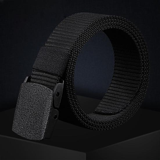 Verstellbarer, exquisiter Schnallen-Herren-Leichtgewichtler-All-Match-Taillengürtel black
