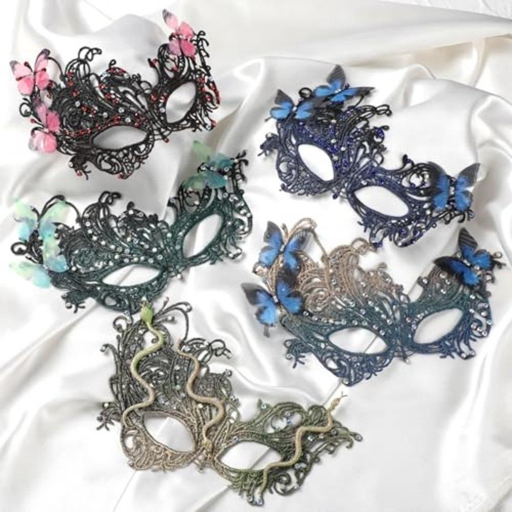 1920s Antique Carnival Masks Adjustable Halloween Masquerade Masks Lace Masquerade Masks Halloween