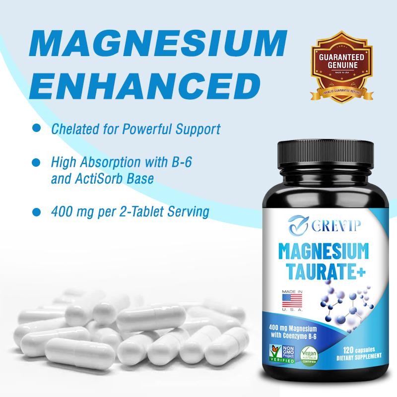 Magnesium Taurate-Improve Memory,Support Restful Sleep,Vegetarian,Non-GMO