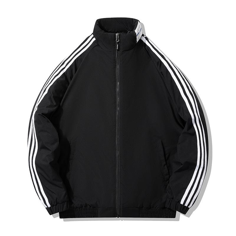 

Осенняя куртка повседневная корейская молодежная студенческая куртка мужская пара топ L чёрный