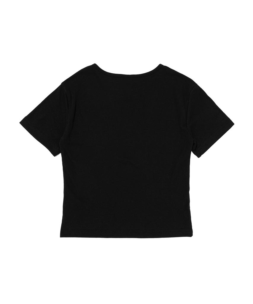 CARGOBROS FOR WOMAN Cfw Dot Logo Short Sleeve T-Shirt (Black)