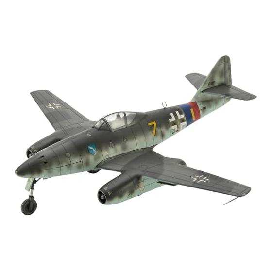 Hasegawa 1/72 Messerschmitt Me262A-1a 7-е истребительное крыло Пластиковая модель 02532