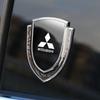 Knsh5 3D Metal Car Side Fender Sticker Shield Badge Emblem Logo for Pajero Sport Eclipse Cross L200 Colt Delica Ralliart