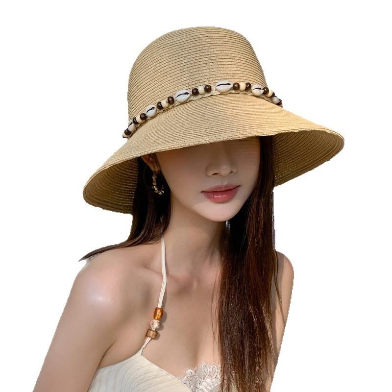 Straw Hat With Wide Brim For Sun Protection And Breathability Perfect For Summer And Vacation