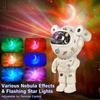 Kids Star DIY Projector Night Light with Remote Control 360 Adjustable Design Astronaut Nebula Galaxy Lighting Bluetooth Speaker