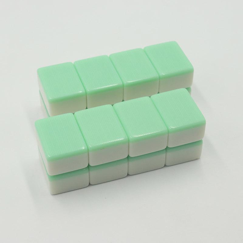 Large & Medium Hand-Rubbed Bamboo Mahjong Tiles for Home & Dorm Use