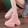 Fashion Autumn Women's Sneakers New Breathable High Platform Shoes Woman Ladies Vulcanize Casual Chunky Sneakers Zapatillas Mujer 8.5CM