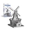 Piececool 3D Puzzle, Metallic Dutch Windmill, Metallic Nano Puzzle, Assembly Required, No Glue Required, 3-Star Difficulty, Intermediate Level,