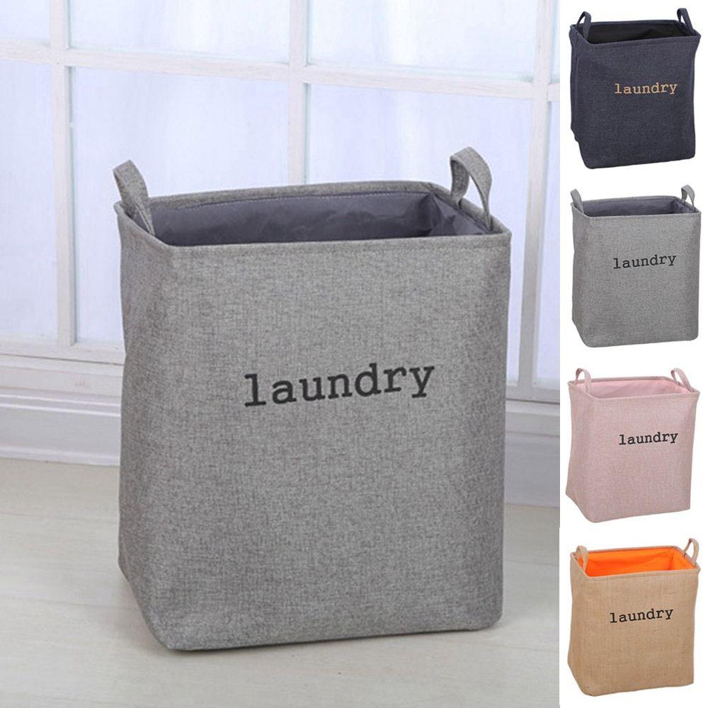 EVA Clothes Storage Crate Thick Laundry Basket Portable Toys Organizer Living Room