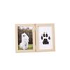 Pet Memorial Gifts for Pet, Dog Paw Print Frame Kit,Inkless Paw Print Kit,zWooden Pawprint Photo Frame,Gifts for Pet Lovers
