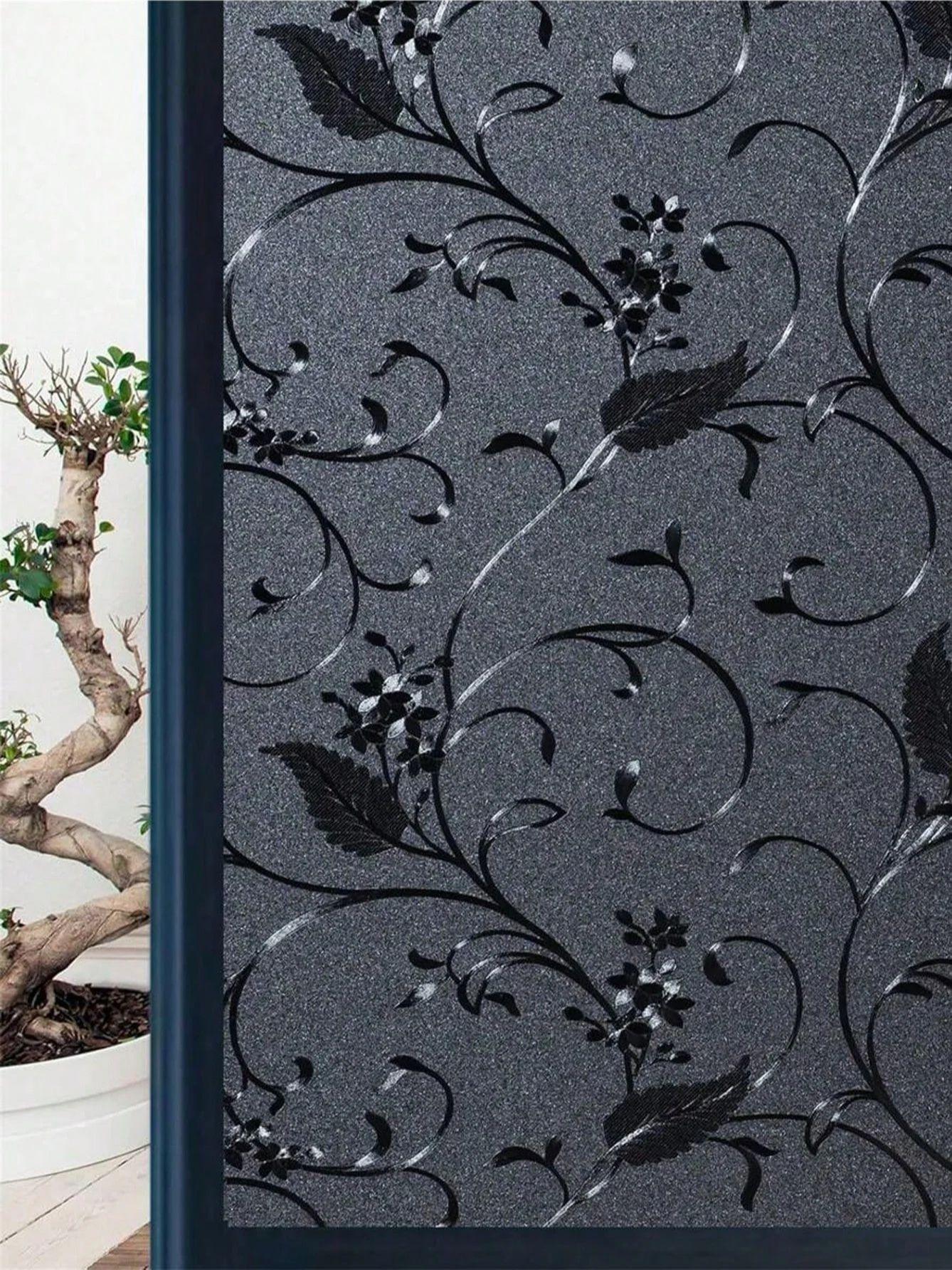 

Матовая ПВХ-пленка для окон - статическая липкая теплоизоляционная затемняющая непрозрачная защитная пленка для стеклянных дверей домашнего офиса с УФ-блокировкой 30x100 cm