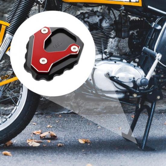 Motorcycle Kickstand Extension Side Stand Support Plate Red for Honda CB500X