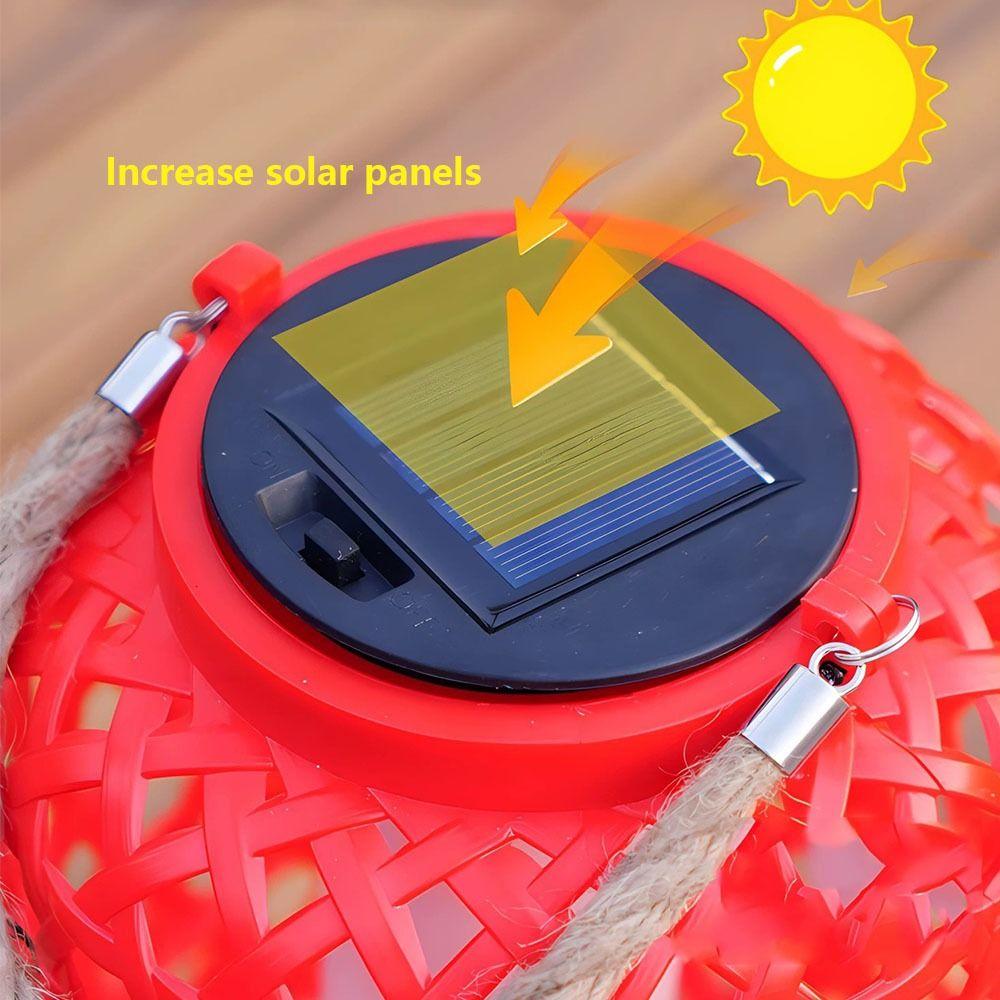 With Chinese knot Imitation Bamboo Lantern Hanging Tree Spring Festival Red Lantern New Year