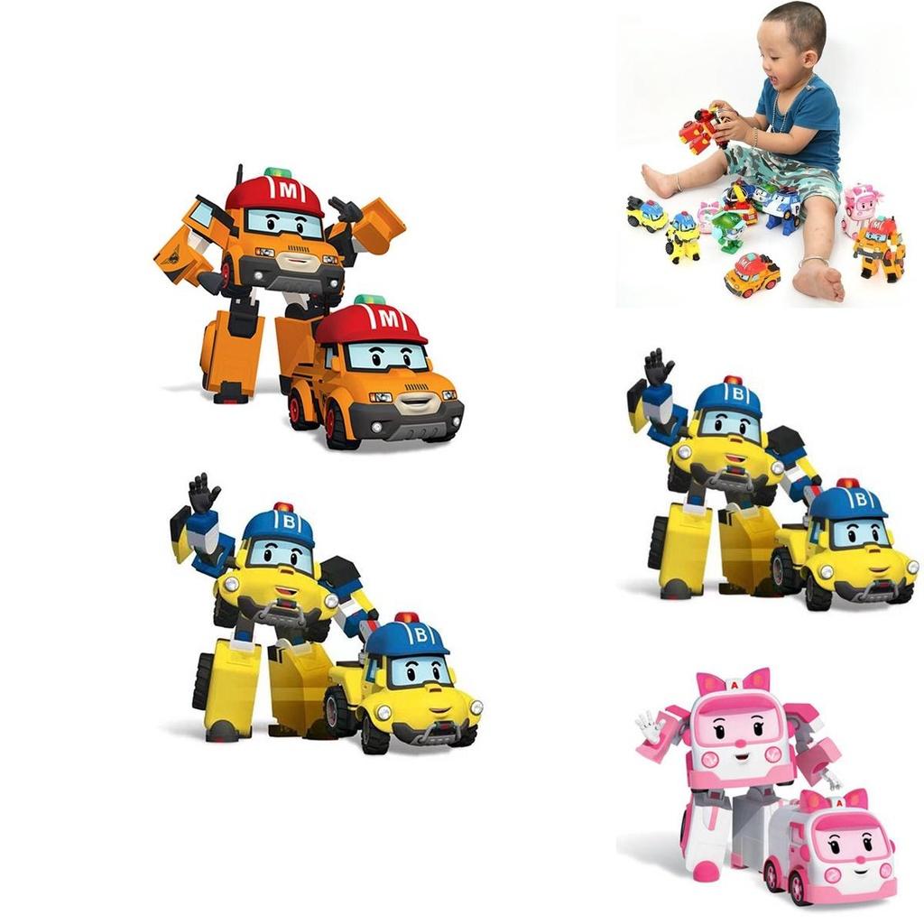 Trasforma il tempo di gioco del tuo bambino con l'Auto Giocattolo Robocar Poli Auto a Retrazione e Action Figure in Uno!
