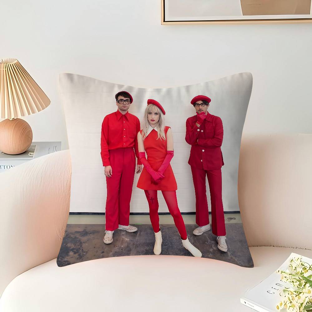 Rock Band P-Paramore Personalized Pillow Dust Cover Bedroom Kids Party Decoration Pillowcase Birthday Children Gift