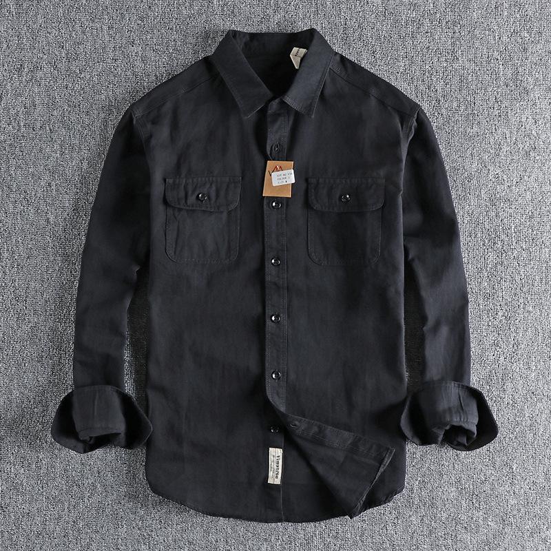 Veelkleurig Retro Streep Shirt Heren Lange Mouw Lente Herfst Mode Dagelijks Gekleed Werkkleding Shirt