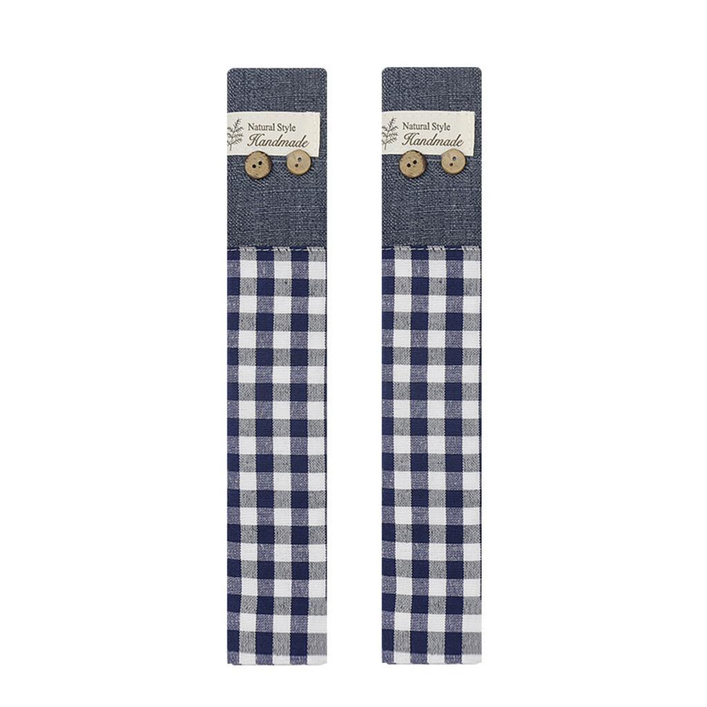 1 Pair Cotton Refrigerator Door Knob Cover Home Decor Oven Door Handle Cover Handles Anti Skid Protector Gloves