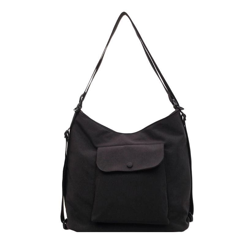 Women's 2026 Large Capacity Canvas Tote - Trendy Student & Commuter Shoulder Bag