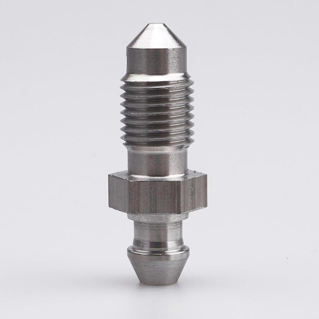 AC PERFORMANCE -3 AN Stainless Steel Bleeder Bleed Nipples Screw 3/8 x 24 Thread Brake Caliper Clutch Fitting