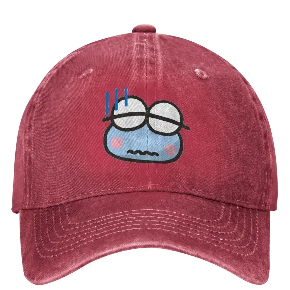 

Keroppi Speechless Denim Baseball Cap Outdoor Sport Hip Hop Dad Hats Summer Men Adult Casual Sun protection Snapback Cap One Size