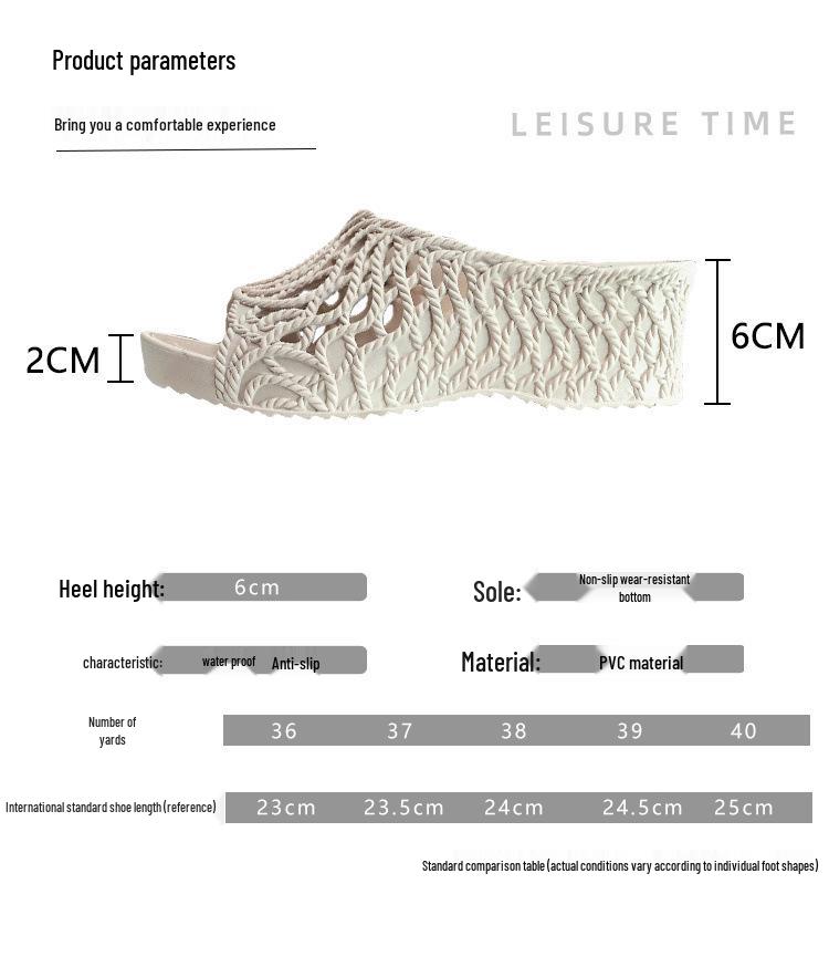 2025 Trendy Women's Thick-Soled Height-Boost Summer Sandals 