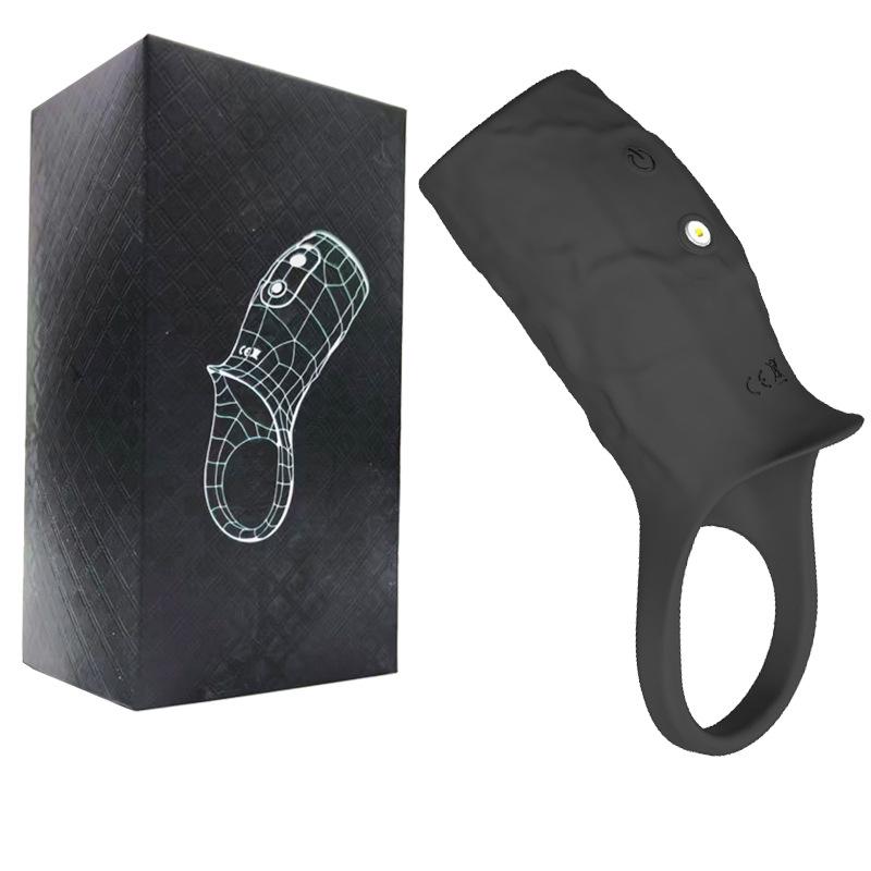 Wolf Warrior Men's Vibrating Penis Ring and Sleeve Vibrator - Adult Erotic Sex Toy