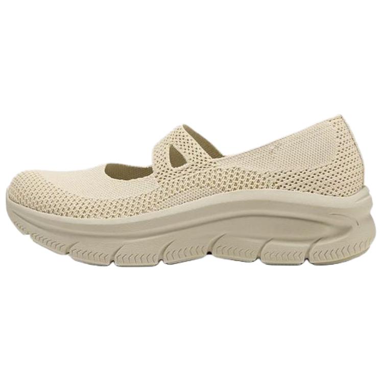 Skechers Arch Fit Mc DLUX Удобные Универсальные Платформа Мэри Джейн Обувь Женская Обувь Бежевый 159519-NAT 37